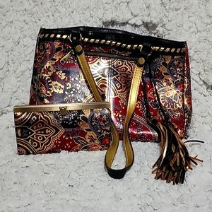 Patricia Nash purse with matching wallet
